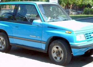 Geo Tracker 1.6 MT 4WD (80 cv) SUV 5-puertas (1994-1996). Ficha Técnica
